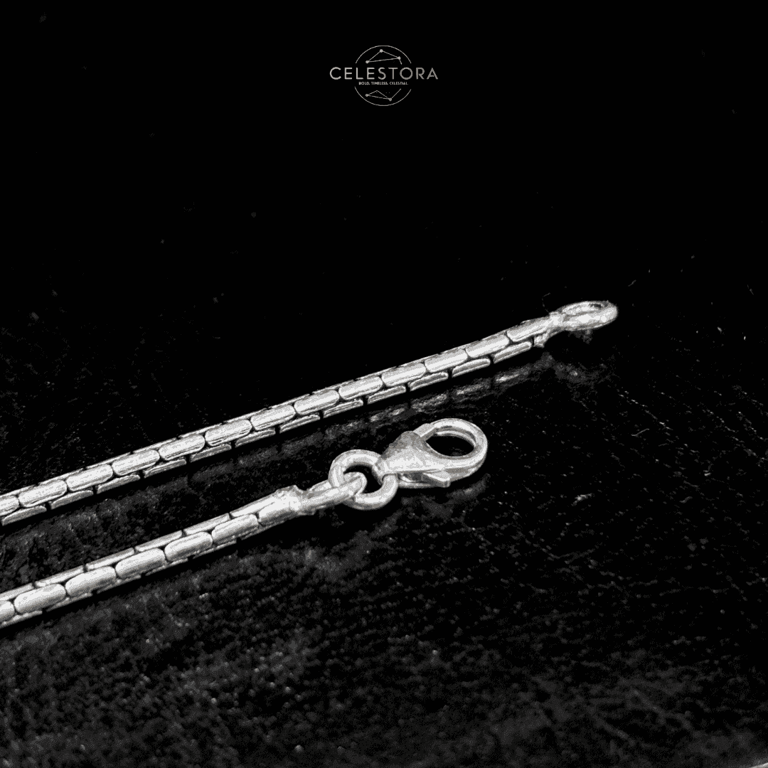 The 925 Sterling Silver Legacy Chain - Celestora - India - S-Hook Clasp - - Chains for Men, Boys, Gift for Men, Brother, Boyfriend, Husband