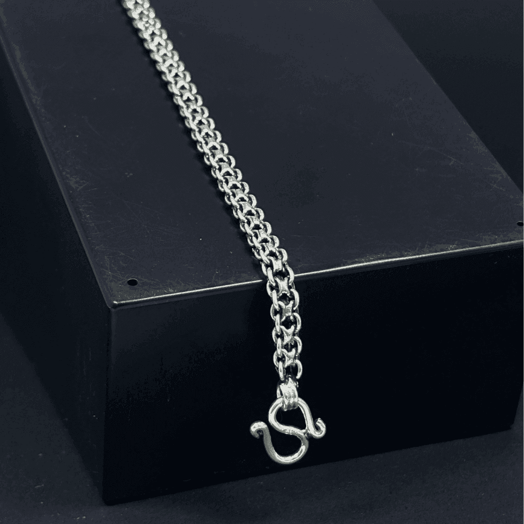 The 925 Sterling Silver Dual Design Bracelet - Celestora - India - - - Bracelet for Men, Boys, Gift for Men, Brother, Boyfriend, Husband