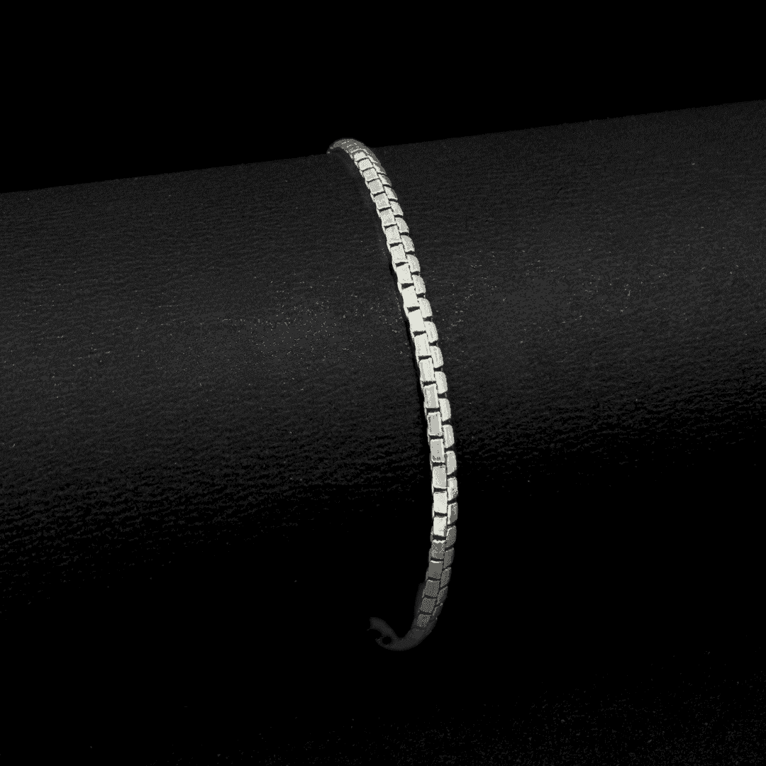 The 925 Sterling Silver Signature Bracelet - Celestora - India - Infinity | 8 inches - - Bracelet for Men, Boys, Gift for Men, Brother, Boyfriend, Husband