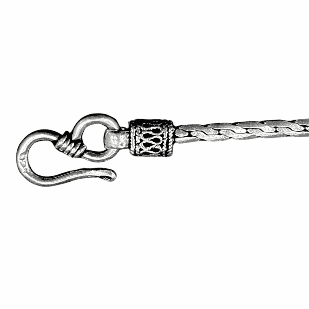 The 925 Sterling Silver Signature Bracelet - Celestora - India - Infinity | 8 inches - - Bracelet for Men, Boys, Gift for Men, Brother, Boyfriend, Husband