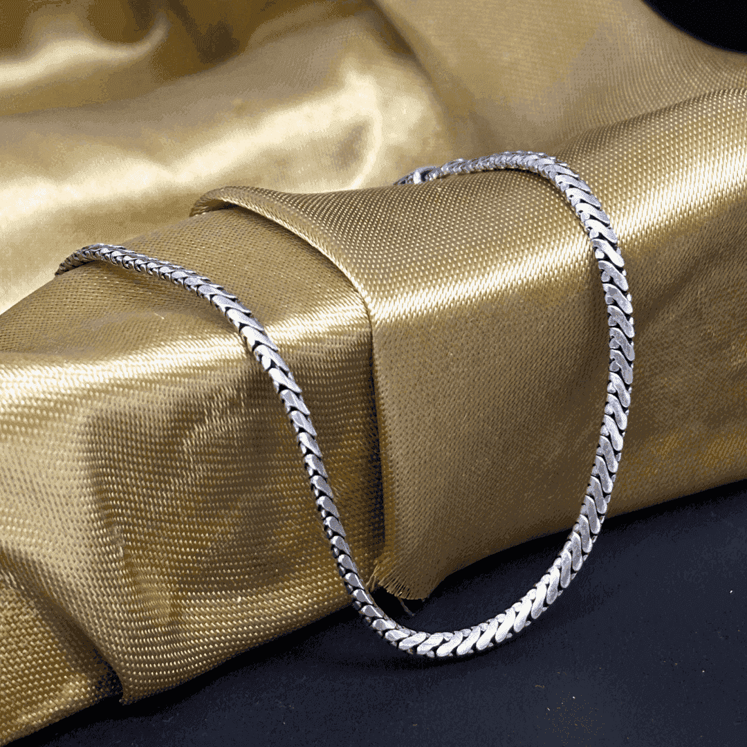 The 925 Sterling Silver Signature Bracelet - Celestora - India - Infinity | 8 inches - - Bracelet for Men, Boys, Gift for Men, Brother, Boyfriend, Husband