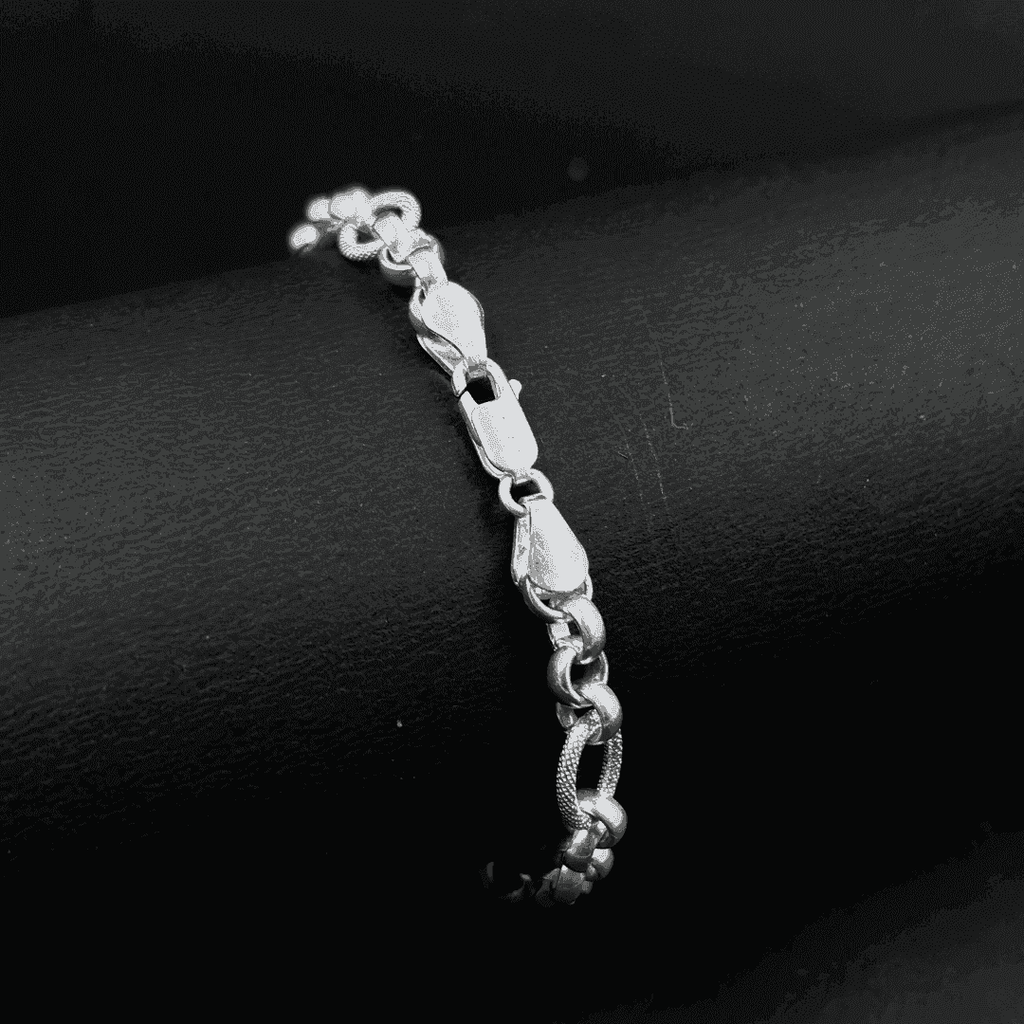 The 925 Sterling Silver Italian Bracelet - Celestora - India - Greek - - Bracelet for Men, Boys, Gift for Men, Brother, Boyfriend, Husband