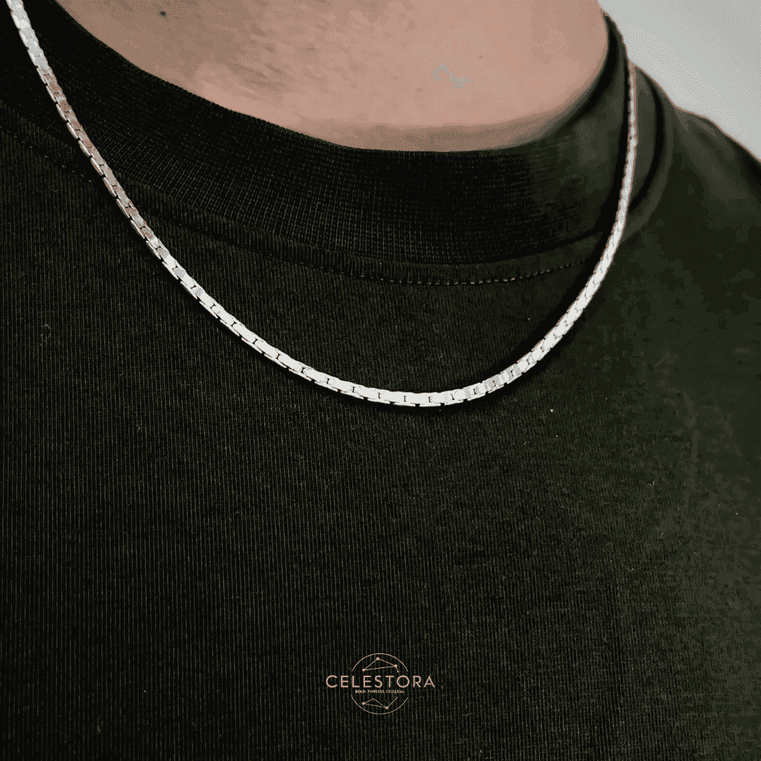 The 925 Sterling Silver Pulse Chain - Celestora - India - - - Chains for Men, Boys, Gift for Men, Brother, Boyfriend, Husband