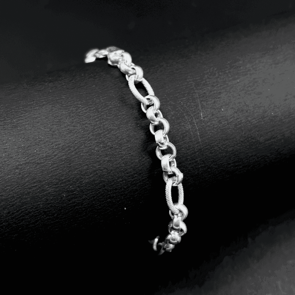 The 925 Sterling Silver Italian Bracelet - Celestora - India - Greek - - Bracelet for Men, Boys, Gift for Men, Brother, Boyfriend, Husband