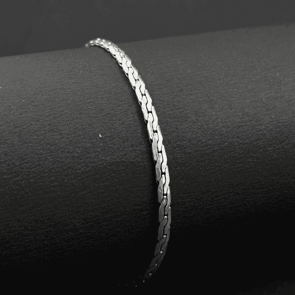 The 925 Sterling Silver Signature Bracelet - Celestora - India - Infinity | 8 inches - - Bracelet for Men, Boys, Gift for Men, Brother, Boyfriend, Husband