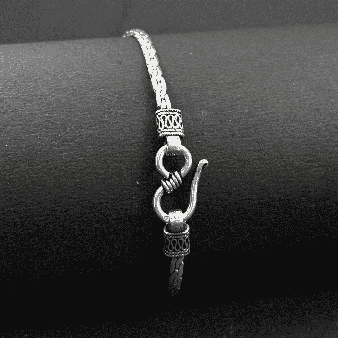 The 925 Sterling Silver Signature Bracelet - Celestora - India - - - Bracelet for Men, Boys, Gift for Men, Brother, Boyfriend, Husband