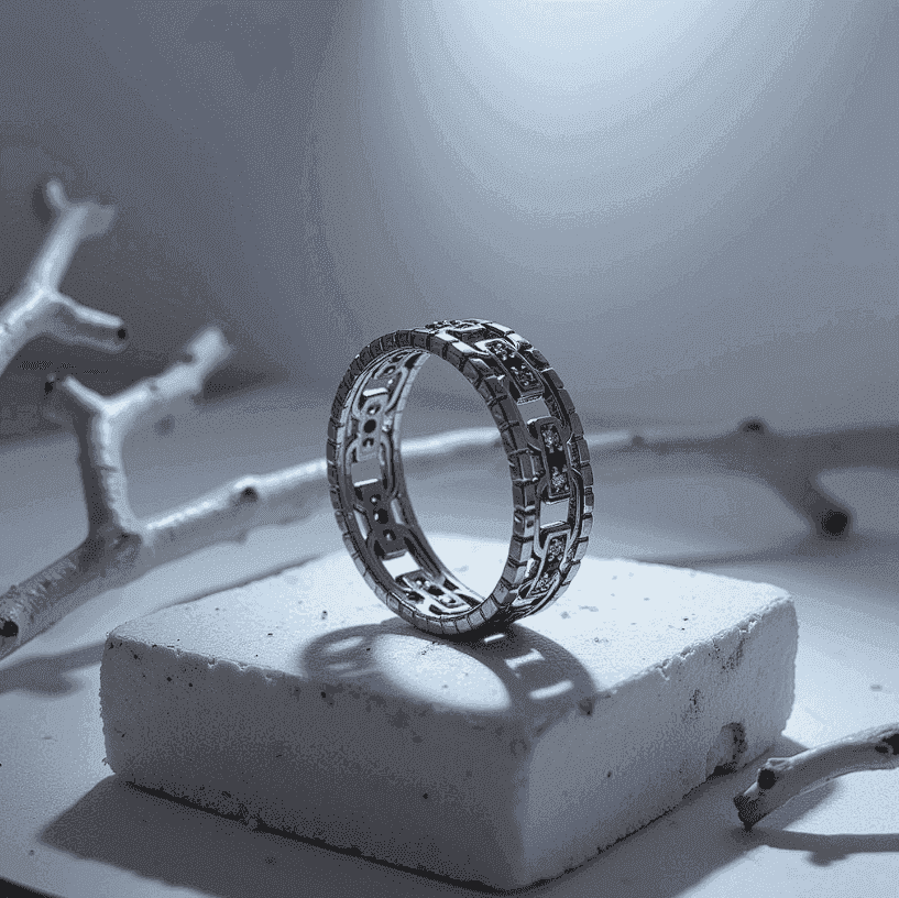 The 925 Sterling Silver King's Ring - Celestora - India - Emperor Ring / 9 - men - Ring