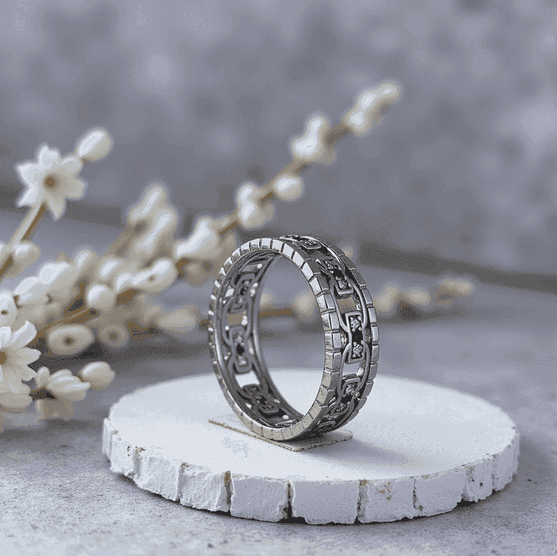 The 925 Sterling Silver King's Ring - Celestora - India - Emperor Ring / 9 - men - Ring