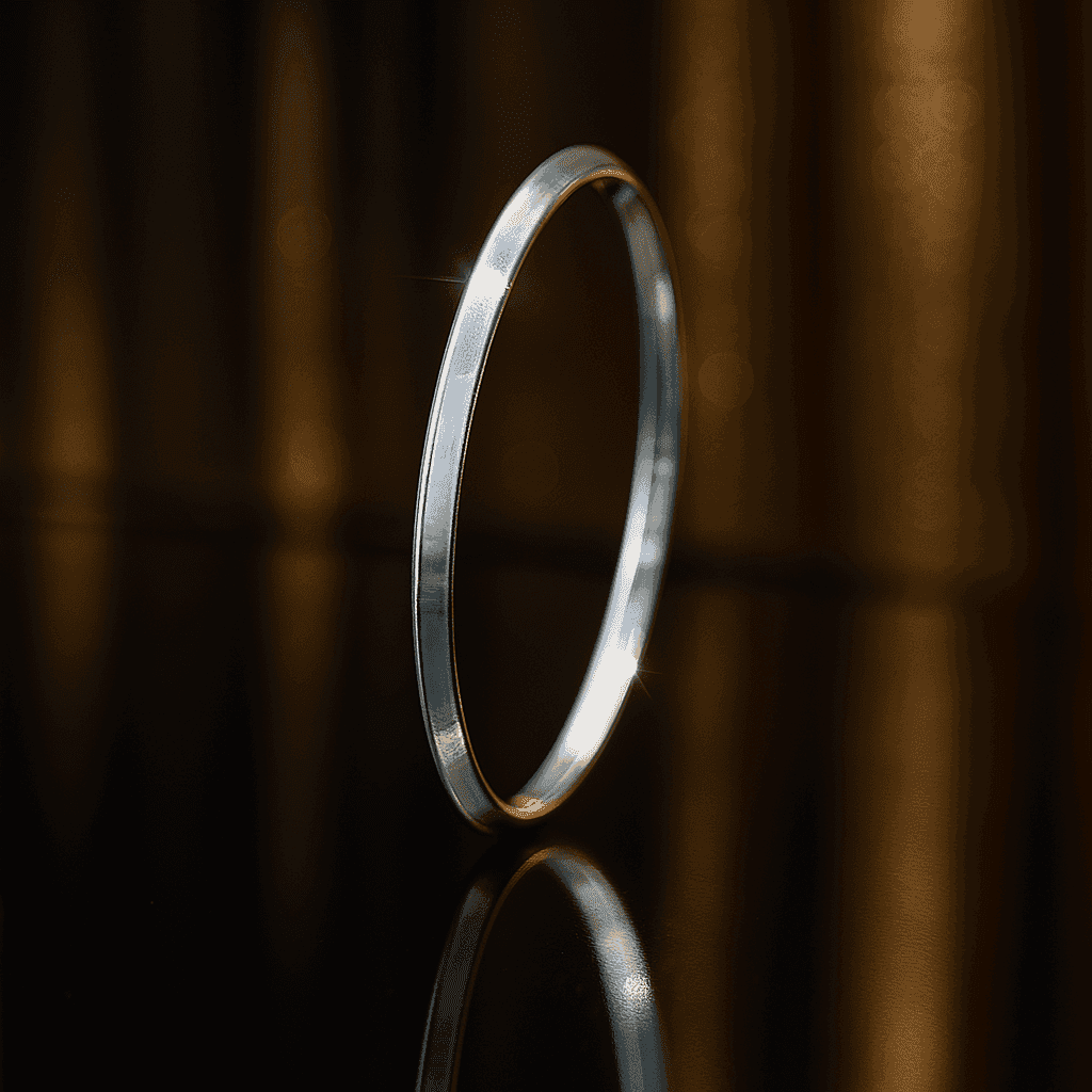 The 925 Sterling Basic Cuff / Kada for Men - Celestora - India - Elegant (Open Band) - - Cuff / Kada for Men, Boys, Gift for Men, Brother, Boyfriend, Husband