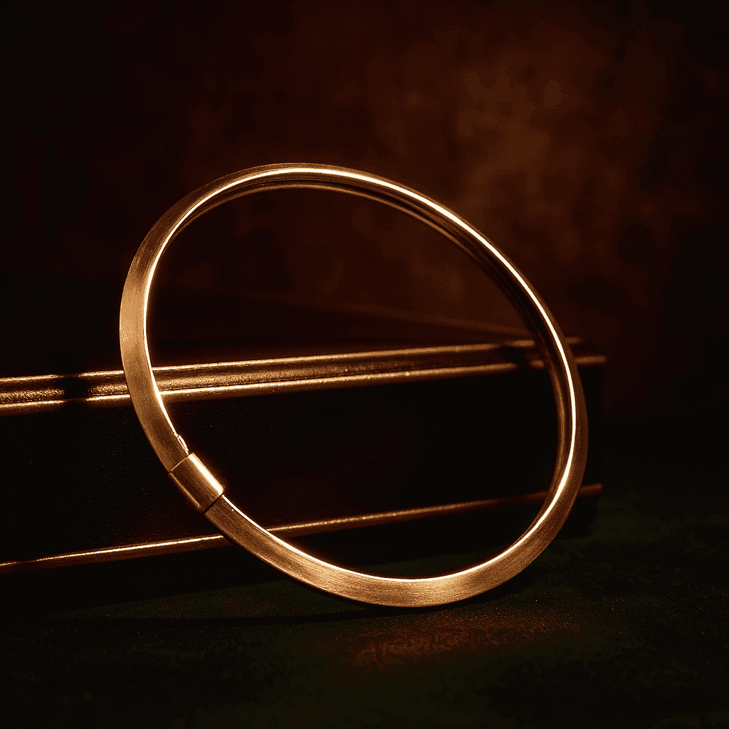 The 925 Sterling Basic Cuff / Kada for Men - Celestora - India - Noble (Close Band) - - Cuff / Kada for Men, Boys, Gift for Men, Brother, Boyfriend, Husband