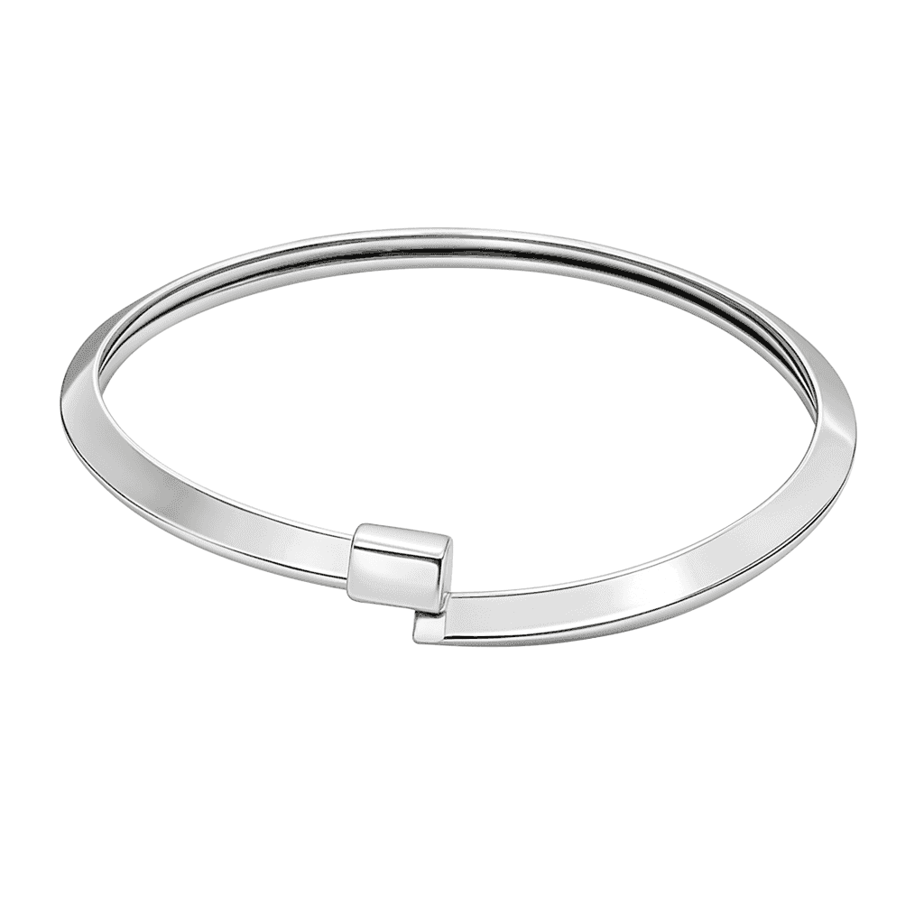 The 925 Sterling Basic Cuff / Kada for Men - Celestora - India - Noble (Close Band) - - Cuff / Kada for Men, Boys, Gift for Men, Brother, Boyfriend, Husband