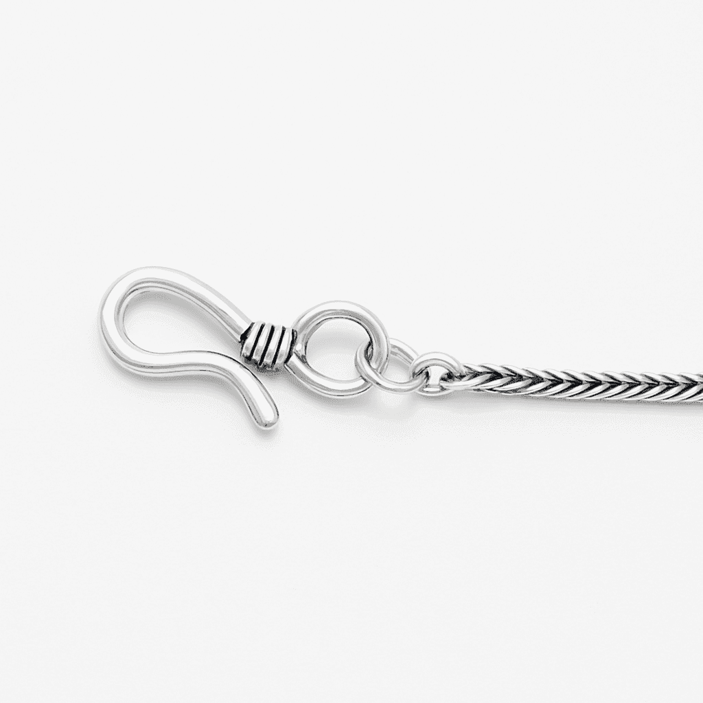 The 925 Sterling Silver Strike Chain - Celestora - India - Textured Snake Chain - - Chains for Men, Boys, Gift for Men, Brother, Boyfriend, Husband