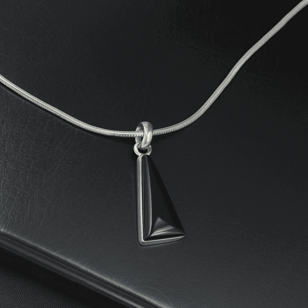 The 925 Sterling Silver Black Onyx Pendant for Power and Protection (Without Chain) - Celestora - India - - - Pendants for Men, Boys, Gift for Men, Brother, Boyfriend, Husband