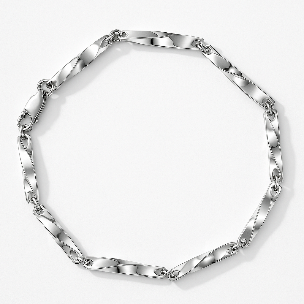 925 Sterling Silver ZigZag Bracelet