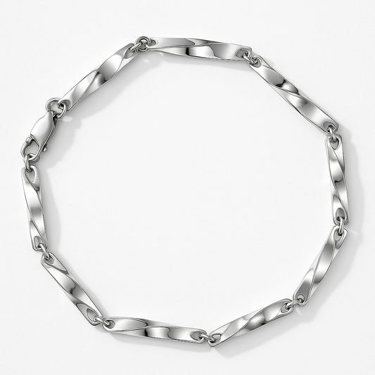 925 Sterling Silver ZigZag Bracelet