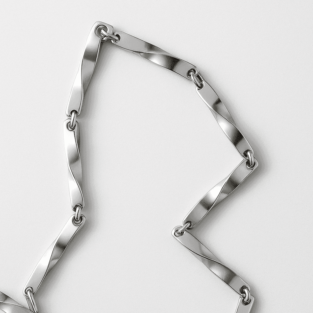 925 Sterling Silver ZigZag Bracelet - Celestora - India - - - Bracelet for Men, Boys, Gift for Men, Brother, Boyfriend, Husband