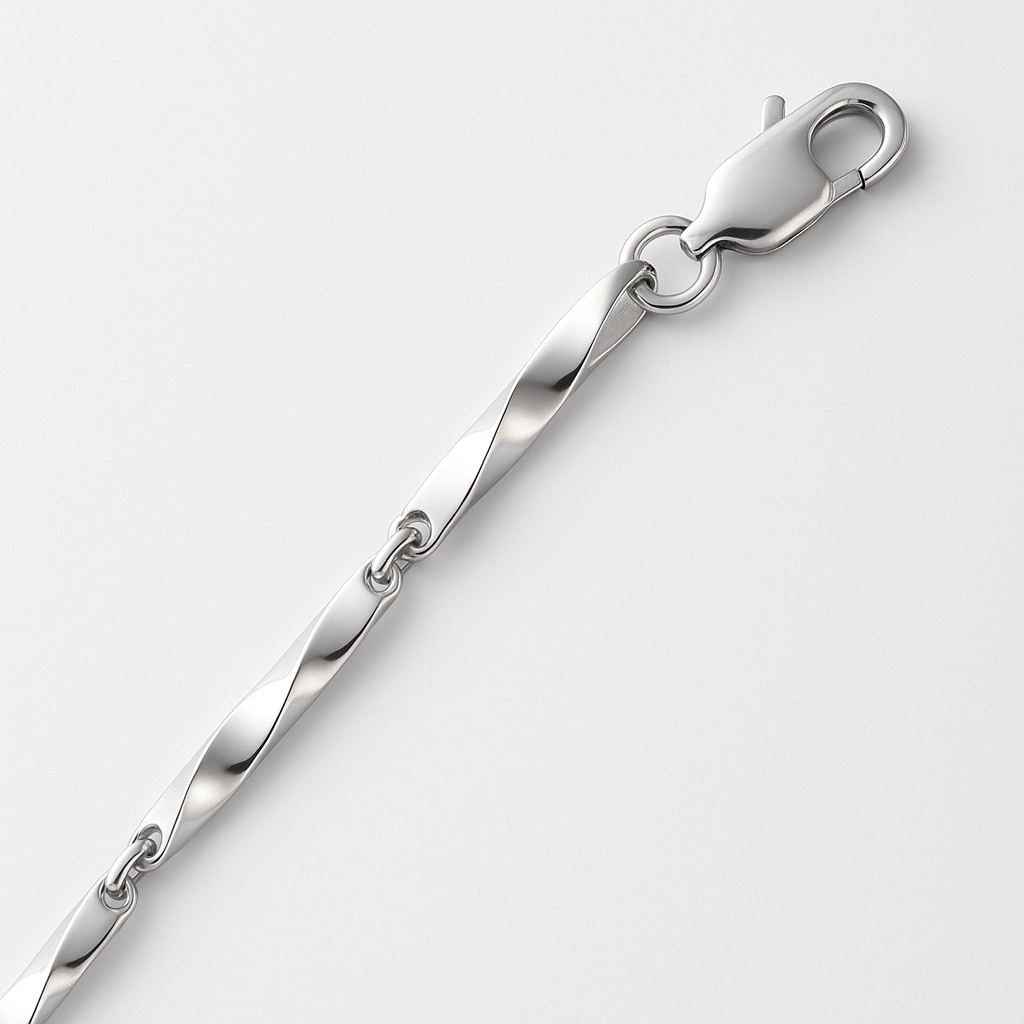 925 Sterling Silver ZigZag Bracelet