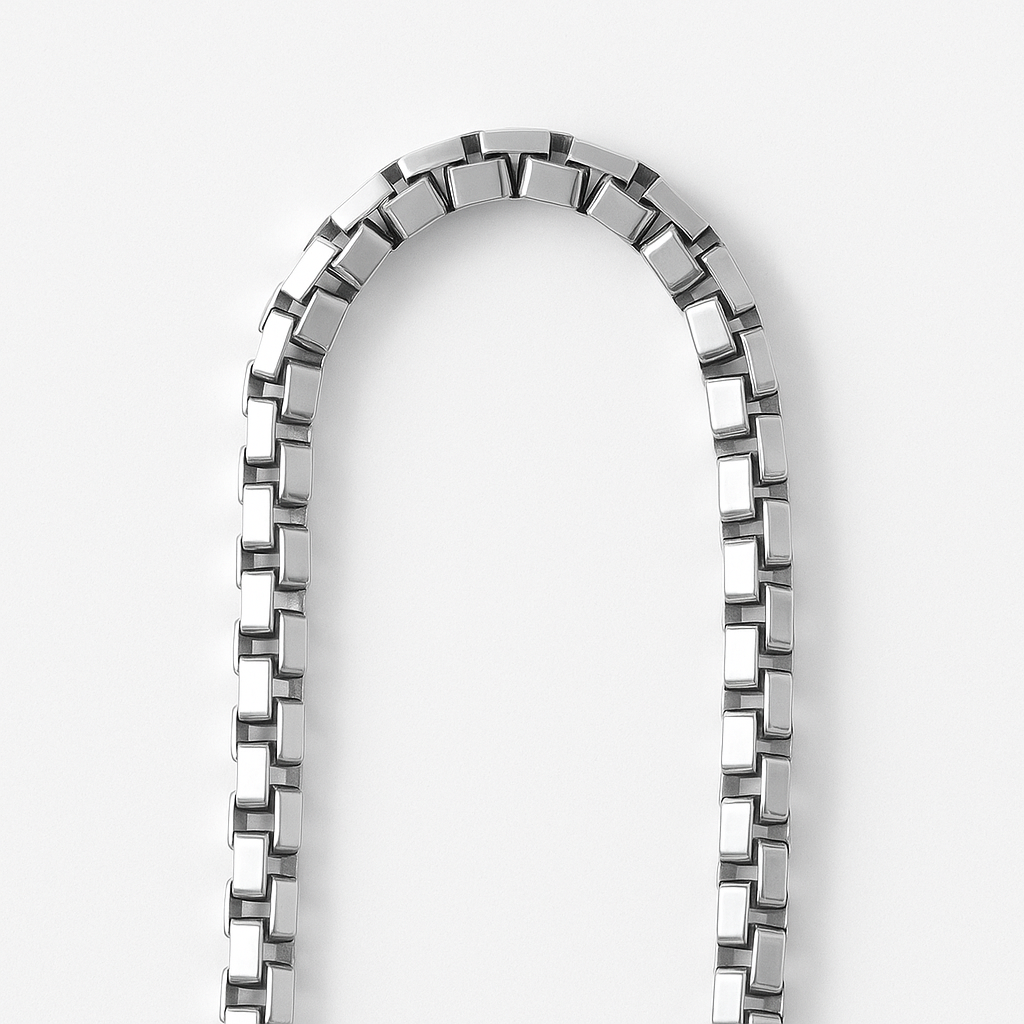 925 Sterling Silver Box Bracelet