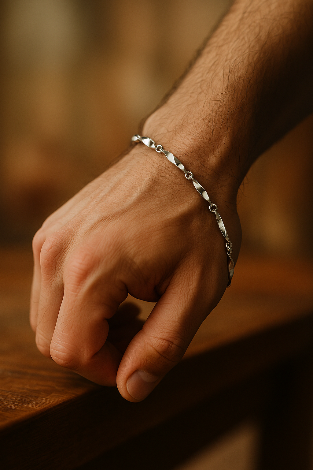 925 Sterling Silver ZigZag Bracelet