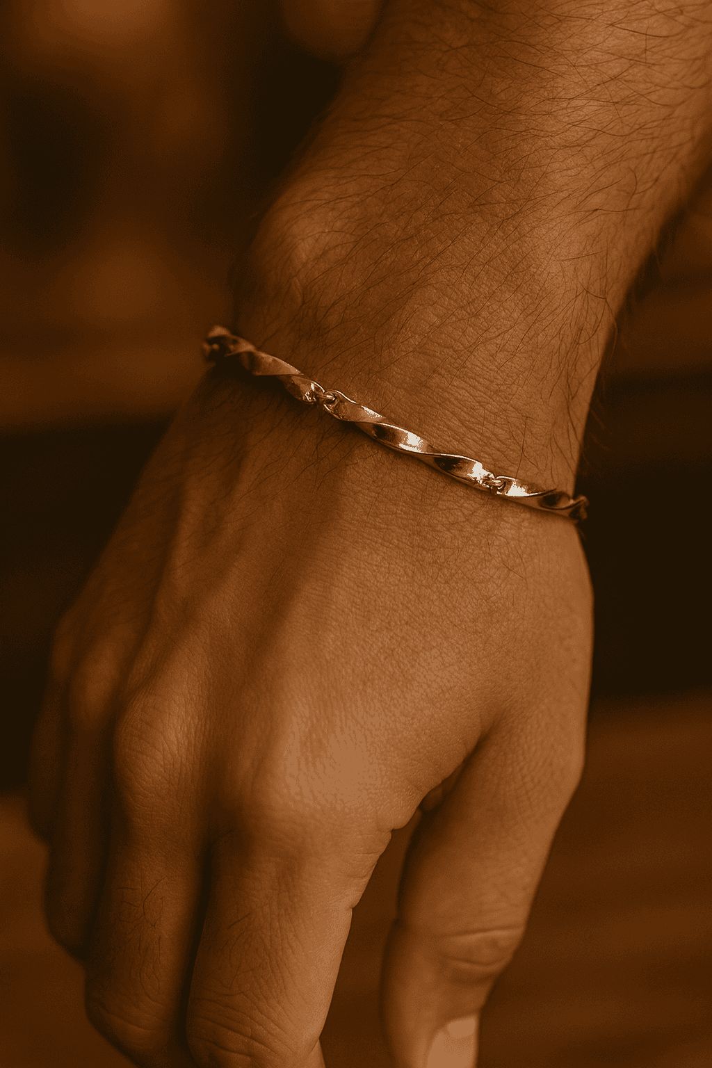 925 Sterling Silver ZigZag Bracelet - Celestora - India - - - Bracelet for Men, Boys, Gift for Men, Brother, Boyfriend, Husband