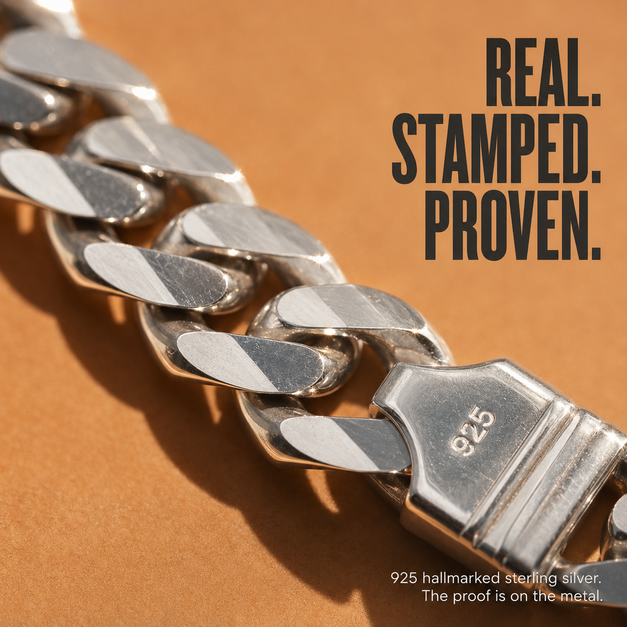 Men's Everyday Silver Cuban Link Bracelet