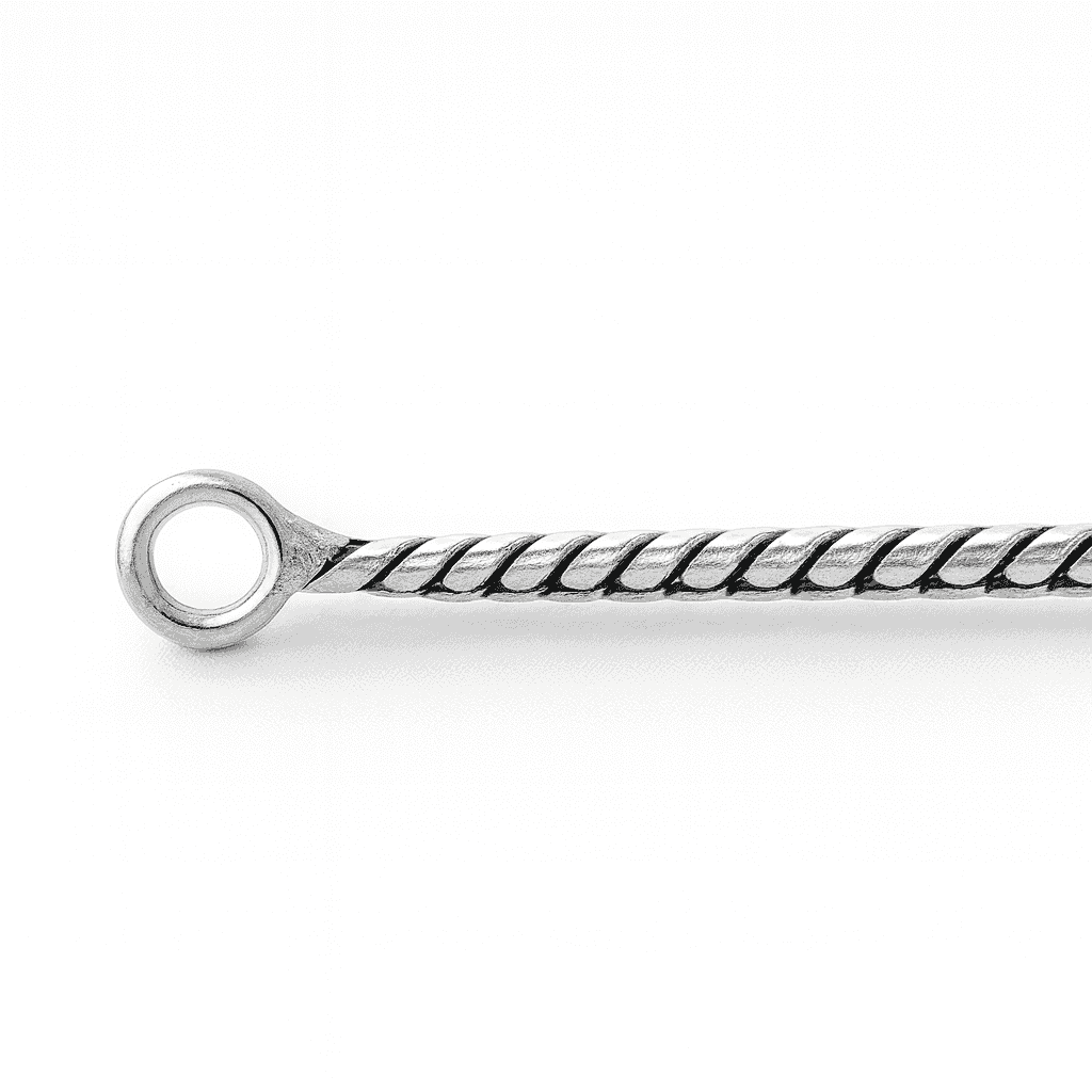 925 Sterling Silver Dark Snake Chain - Celestora - India - - men - 