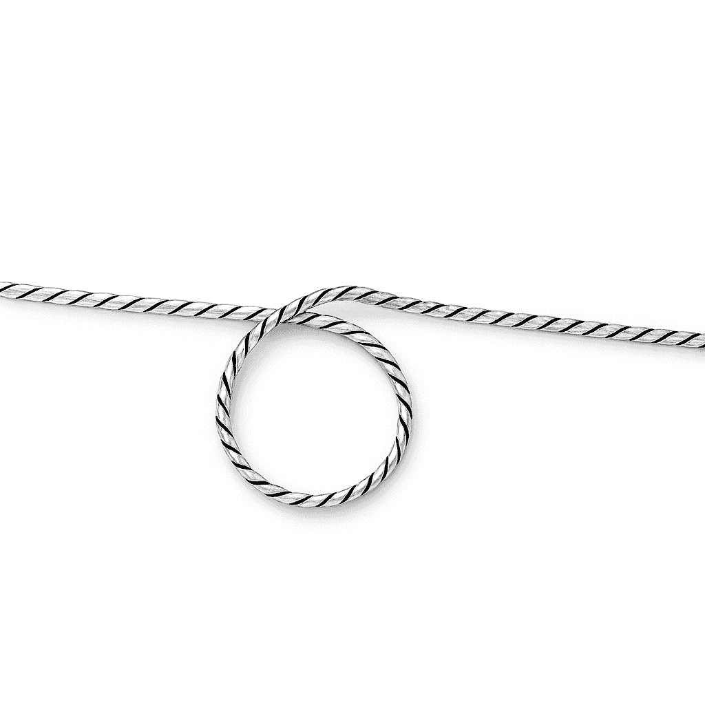 925 Sterling Silver Dark Snake Chain - Celestora - India - - men - 