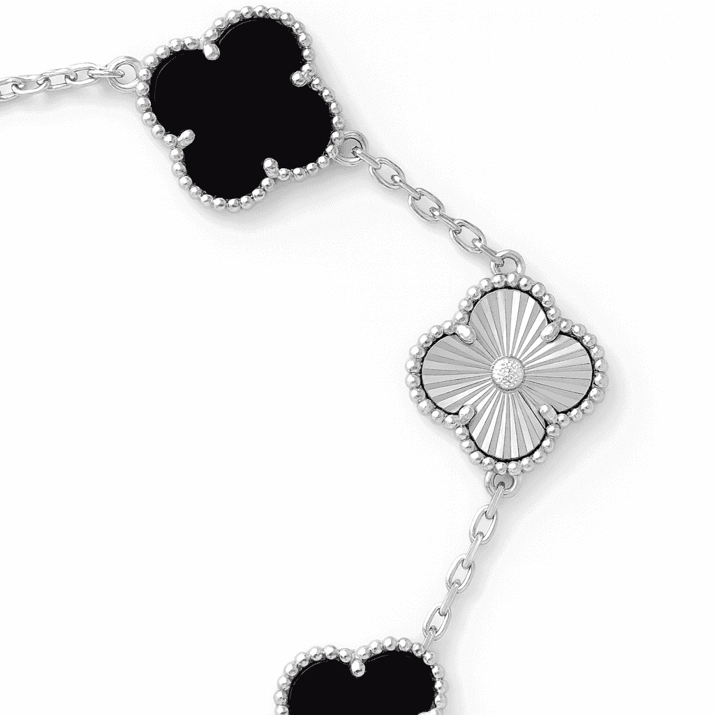 925 Sterling Silver Four Leaf Clover Vancliffe Bracelet for Women - Celestora - India - - women - 
