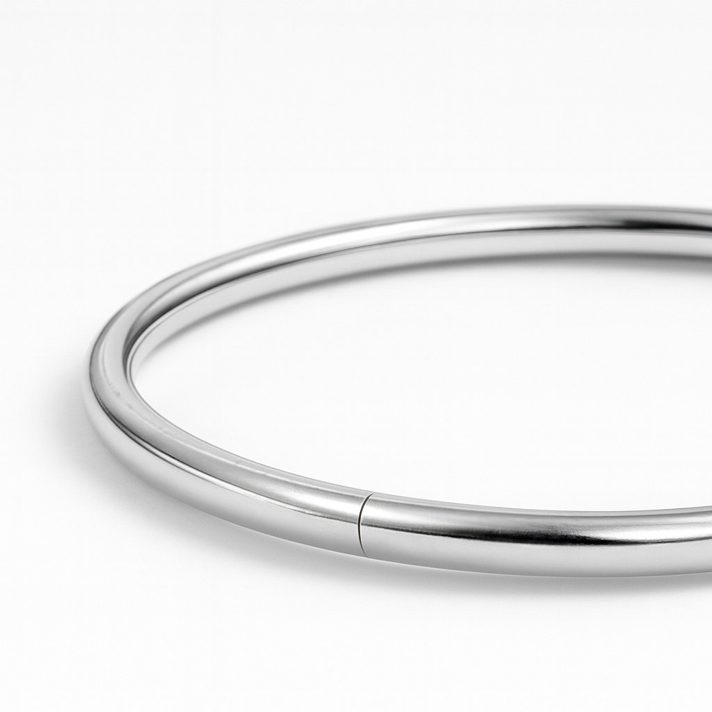 Polished Timeless Silver Cuff Bracelet