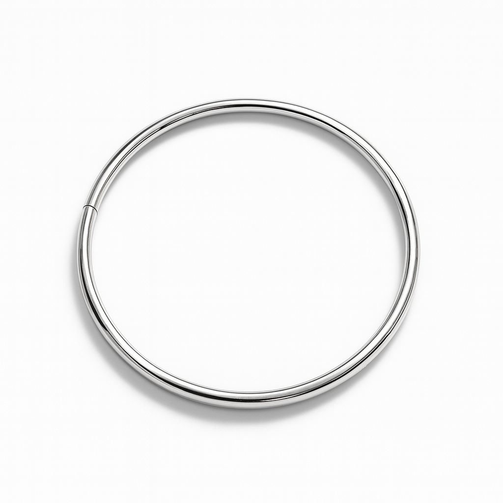 Polished Timeless Silver Cuff Bracelet