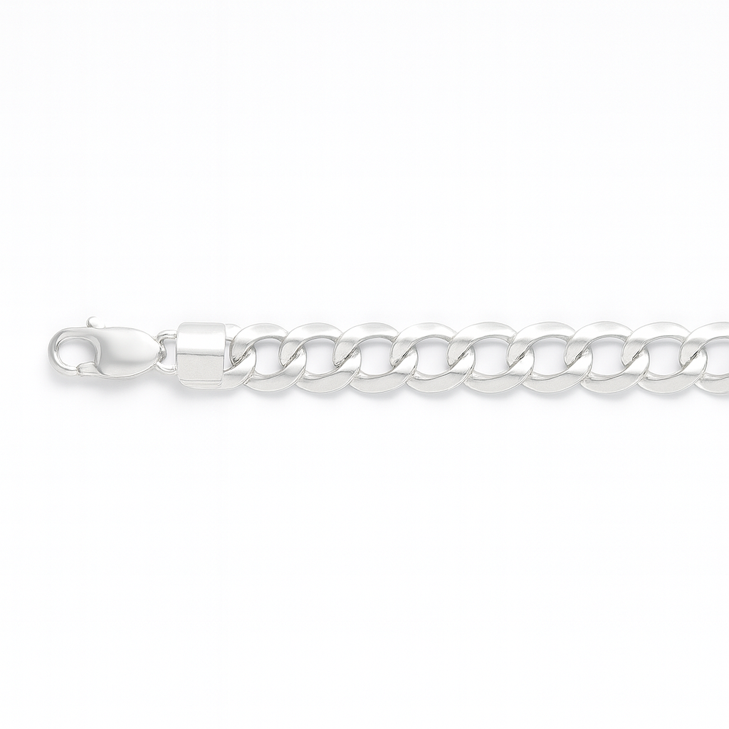 925 Sterling Silver Cuban Twist Bracelet