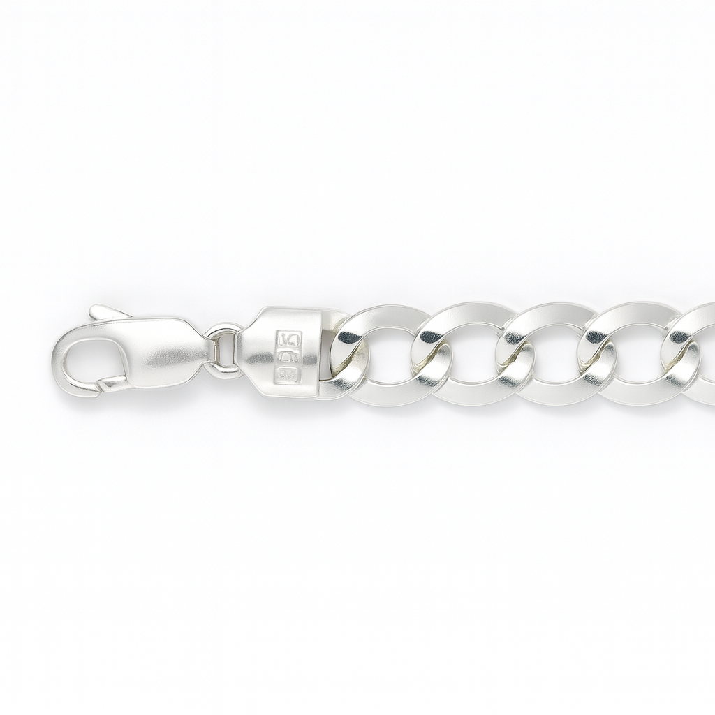 925 Sterling Silver Cuban Twist Bracelet