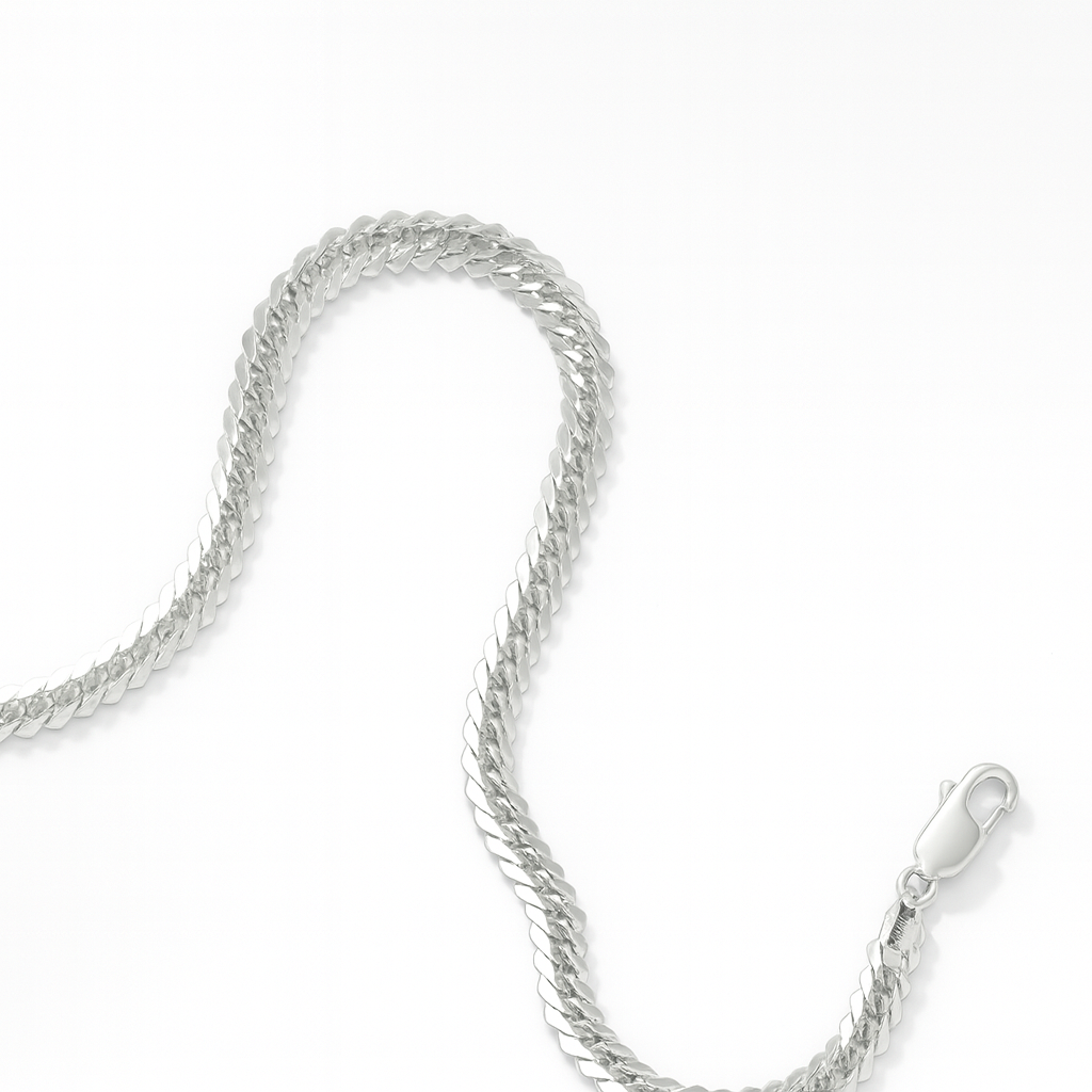 925 Sterling Silver Bold Rogue Curb Chain