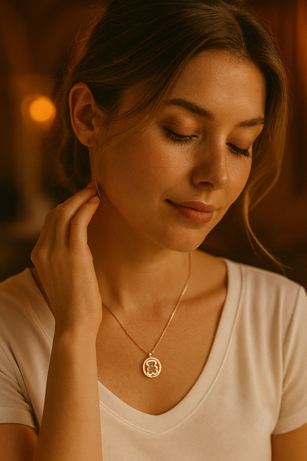 925 Sterling Silver Labubu Doll Pendant Necklace