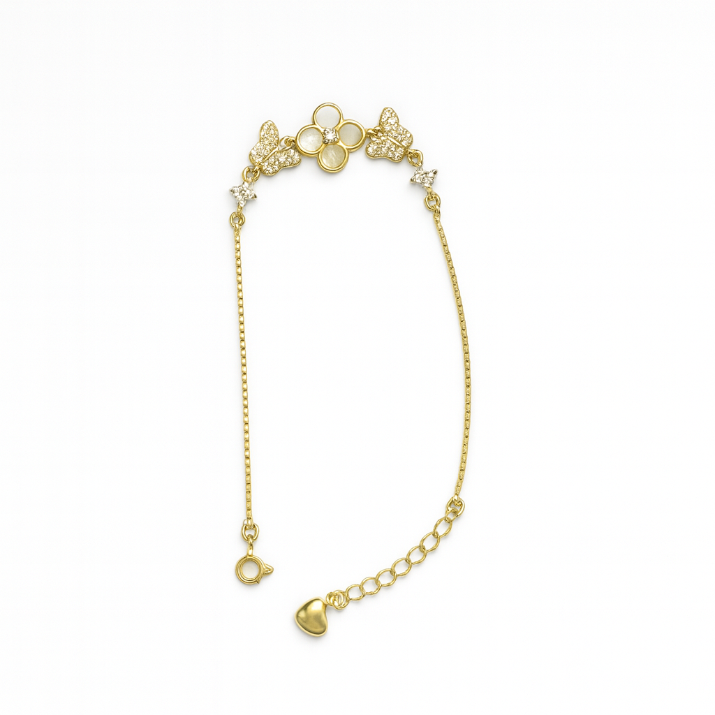 925 Sterling Silver Sweet Clover Glow Bracelet