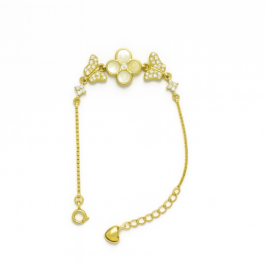 925 Sterling Silver Sweet Clover Glow Bracelet