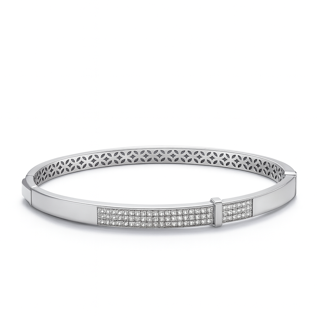 925 Sterling Silver Dazzle Bangle