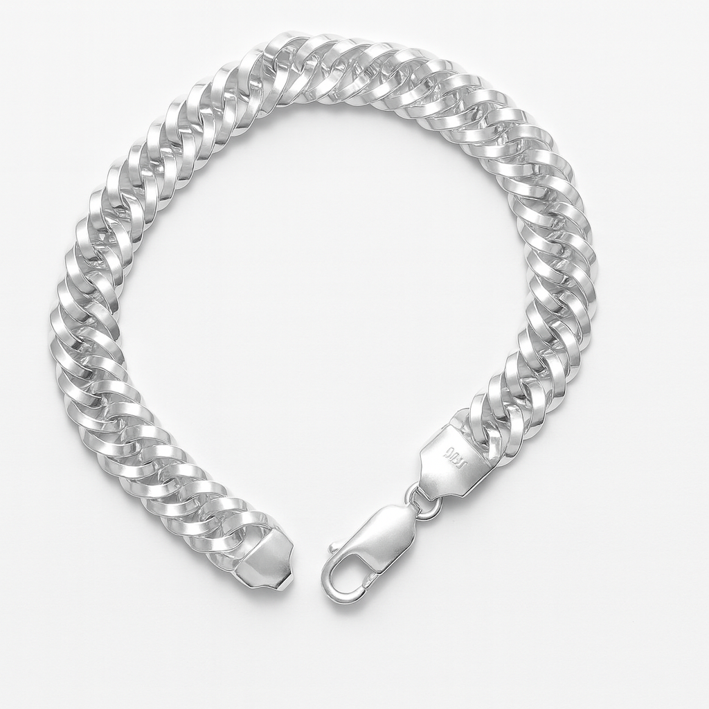 Men's Silver Miami Cuban Link Bracelet