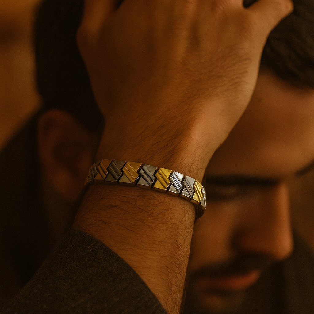 925 Sterling Silver Axis Armor Bracelet