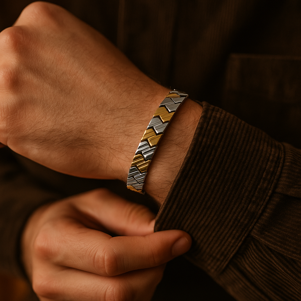 925 Sterling Silver Axis Armor Bracelet