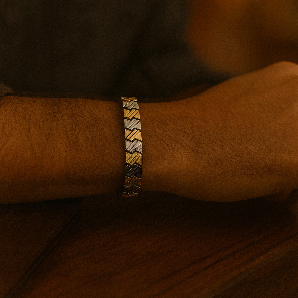 925 Sterling Silver Axis Armor Bracelet