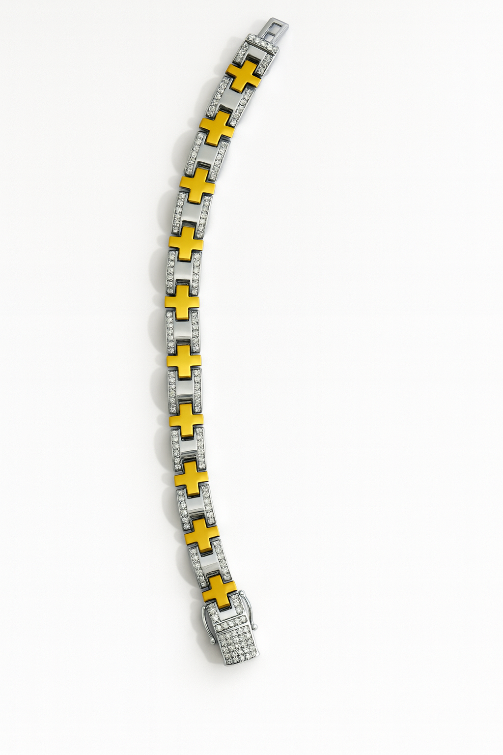 925 Sterling Silver Valor Cross Bracelet