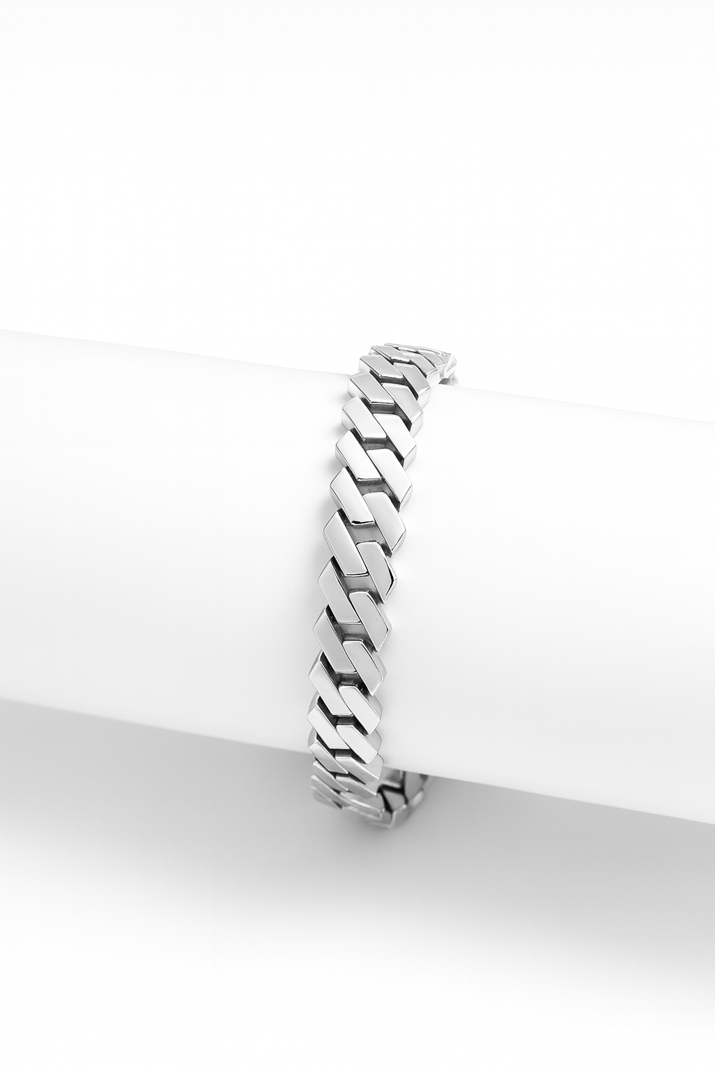 925 Sterling Silver Modern Curb Bracelet