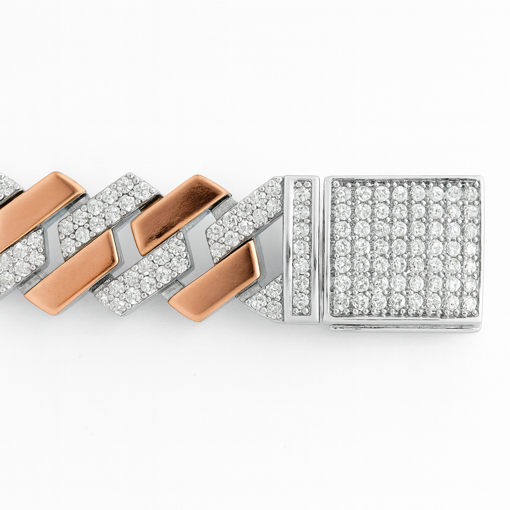 925 Sterling Silver Modern Cuban Bracelet