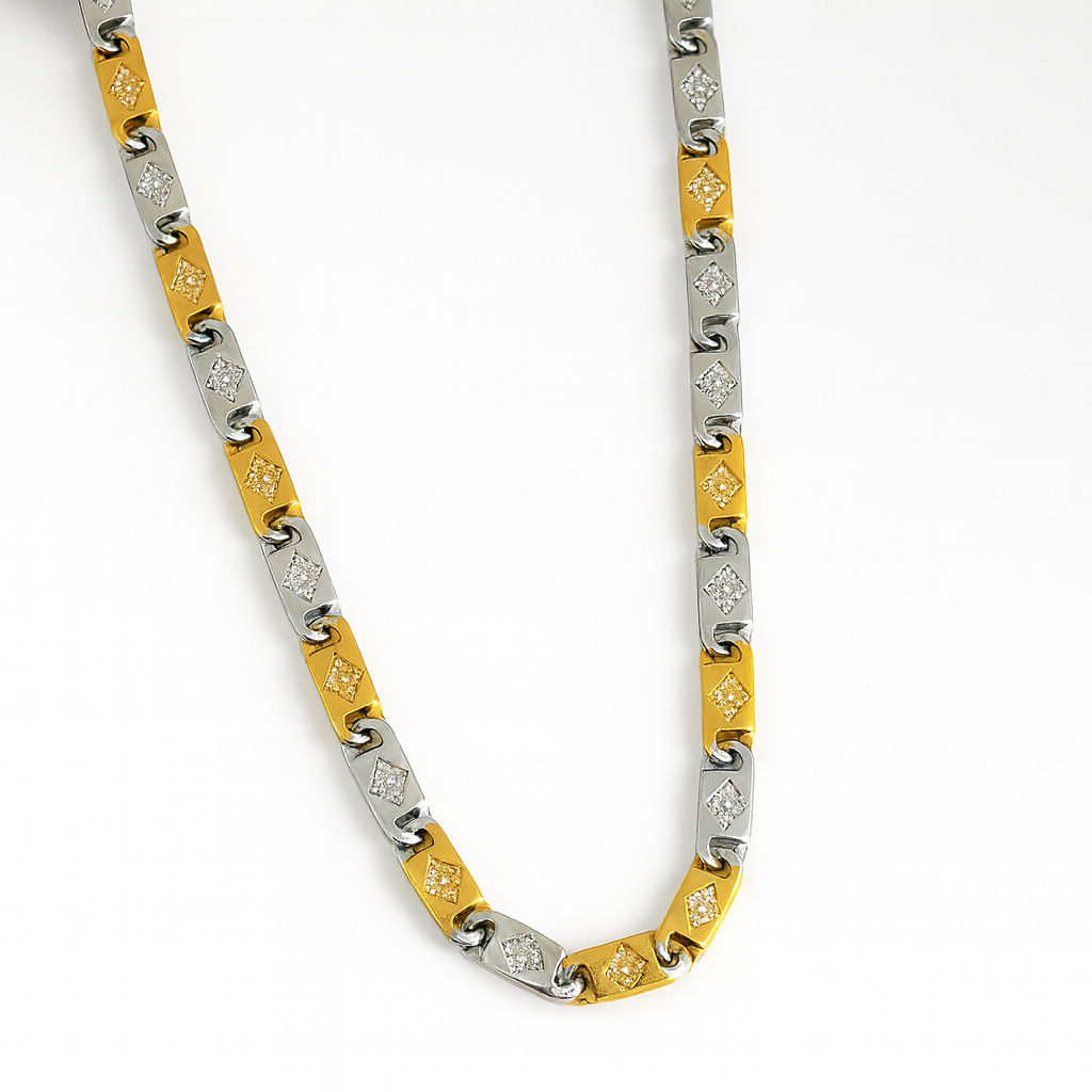 925 Sterling Silver Two-Tone Majesty Chain