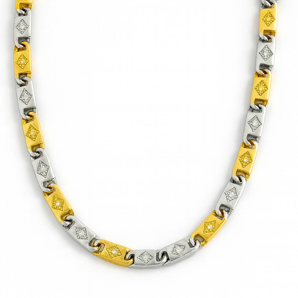 925 Sterling Silver Two-Tone Majesty Chain