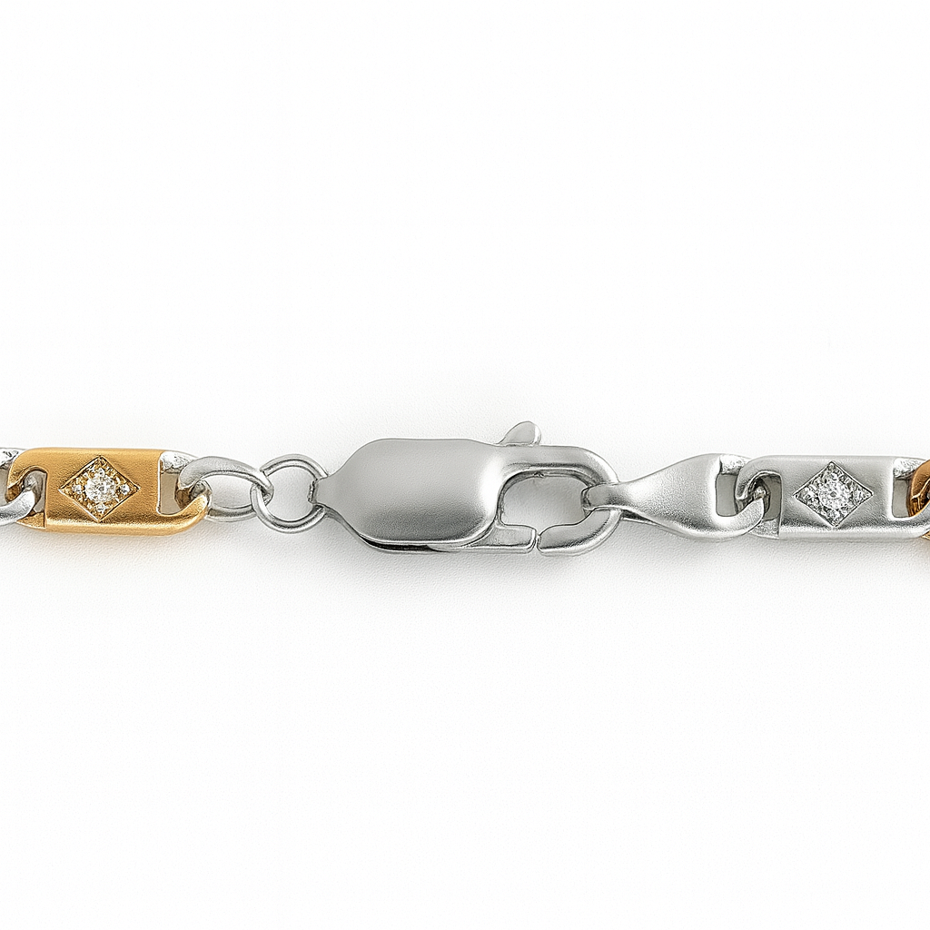 925 Sterling Silver Two-Tone Majesty Chain