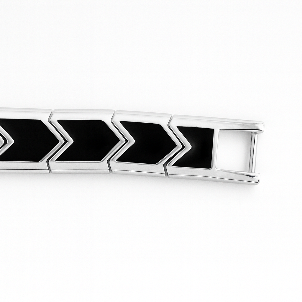 925 Sterling Silver Arrow Link Bracelet
