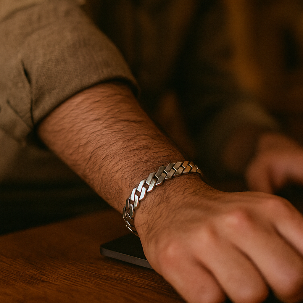 925 Sterling Silver Modern Curb Bracelet