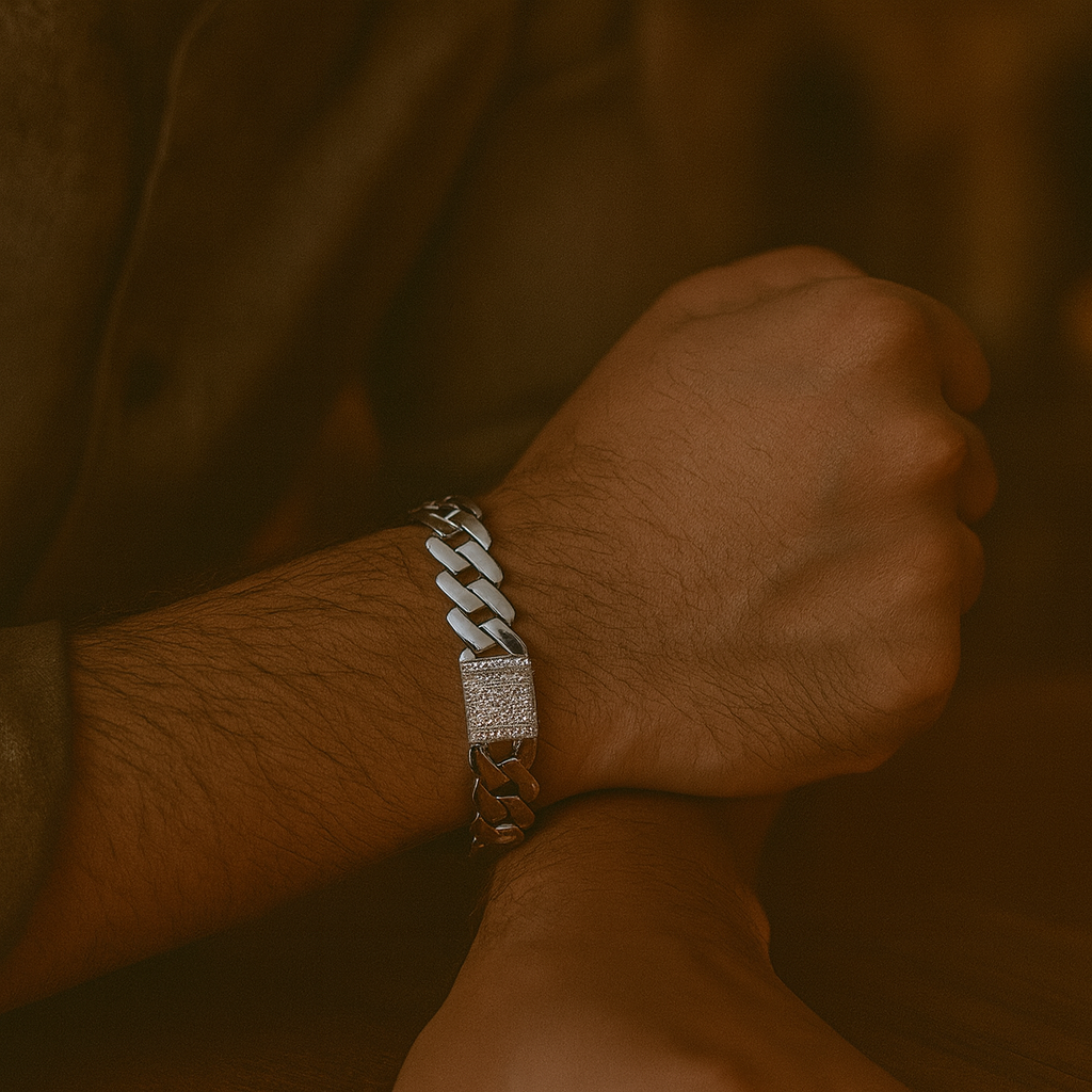 925 Sterling Silver Modern Curb Bracelet